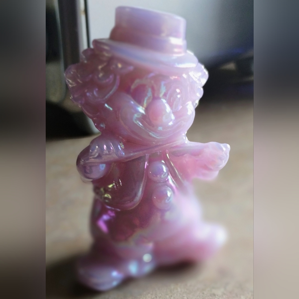 COPY - Vintage Mosser Glass Clown The Fiddler Set